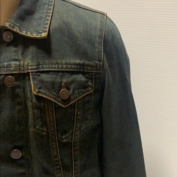 VINTAGE GAP Women’s Jean Jacket Small Blue (2006) - Picture 6 of 7